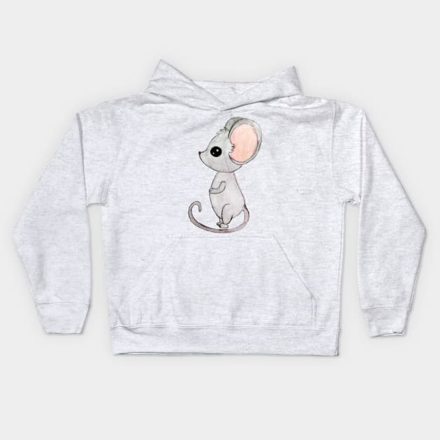 Maxwell the Mouse Kids Hoodie by Jepner